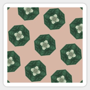 Octagon pattern design Sticker